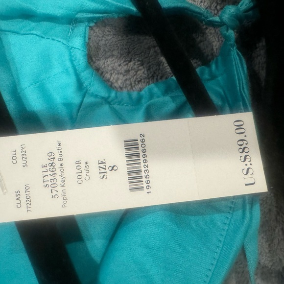 White House black market Poplin Keyhole Bustier - Picture 6 of 6